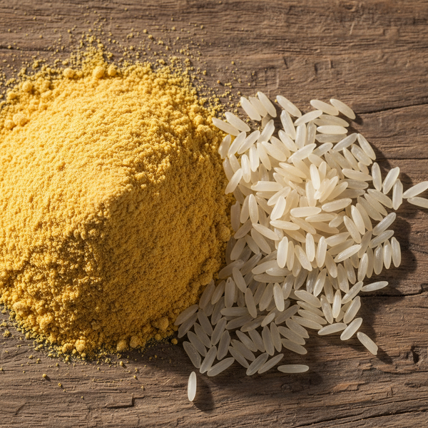 Besan, Rice