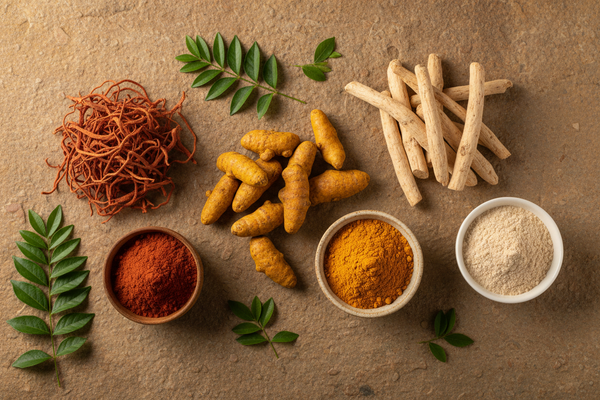 Kasturi Haldi, Manjistha, Licorice