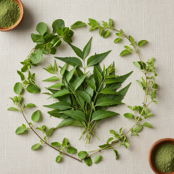 Neem, Tulsi, Brahmi